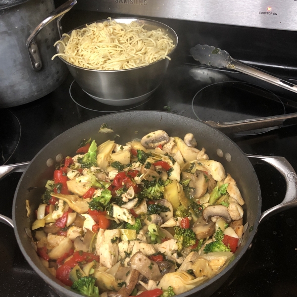 Spence's Pesto Chicken Pasta