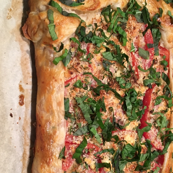 Tomato and Feta Galette