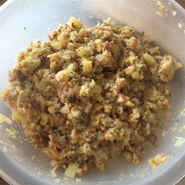 Quick and Easy Sausage Stuffing