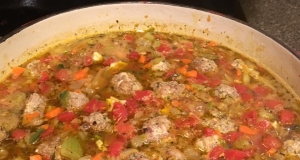 Meatball and Pasta Soup