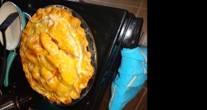 Peach Pie the Old Fashioned Two Crust Way