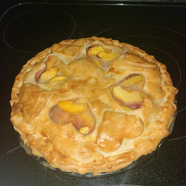 Peach Pie the Old Fashioned Two Crust Way