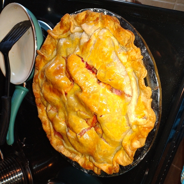 Peach Pie the Old Fashioned Two Crust Way