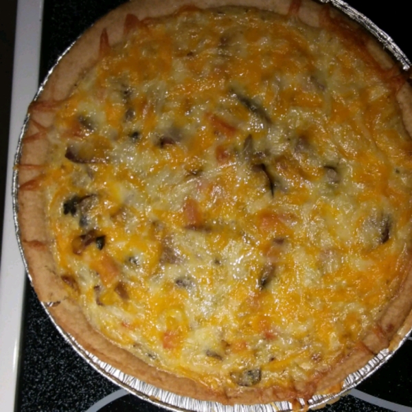 Quiche with Leeks, Mushrooms and Sweet Potatoes