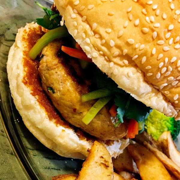 Chef John's Chicken Satay Burger