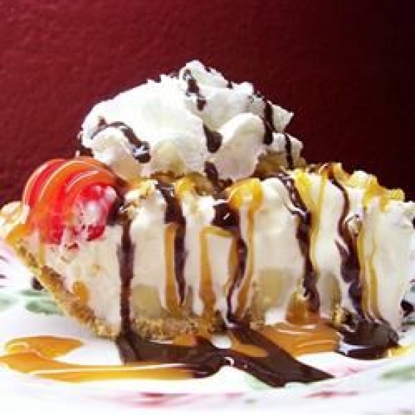 Banana Split Ice Cream Pie