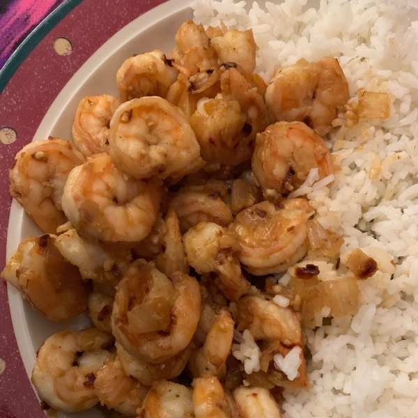 Honey Ginger Shrimp