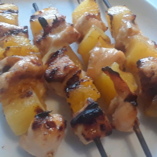 Hawaiian Chicken Kabobs