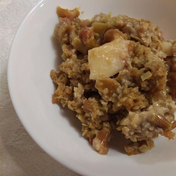 Apple Rhubarb Crisp