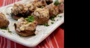 Cheese Stuffed Mushroom Appetizer