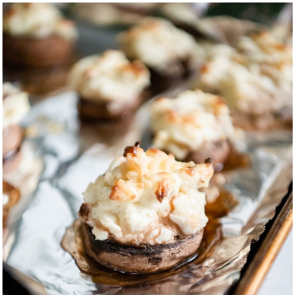 Cheese Stuffed Mushroom Appetizer