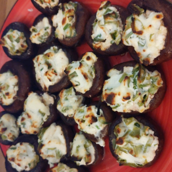 Cheese Stuffed Mushroom Appetizer