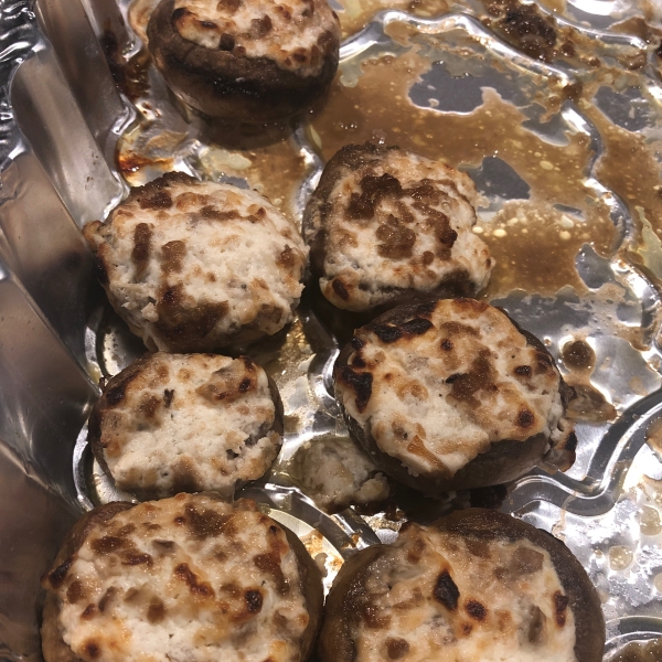 Cheese Stuffed Mushroom Appetizer