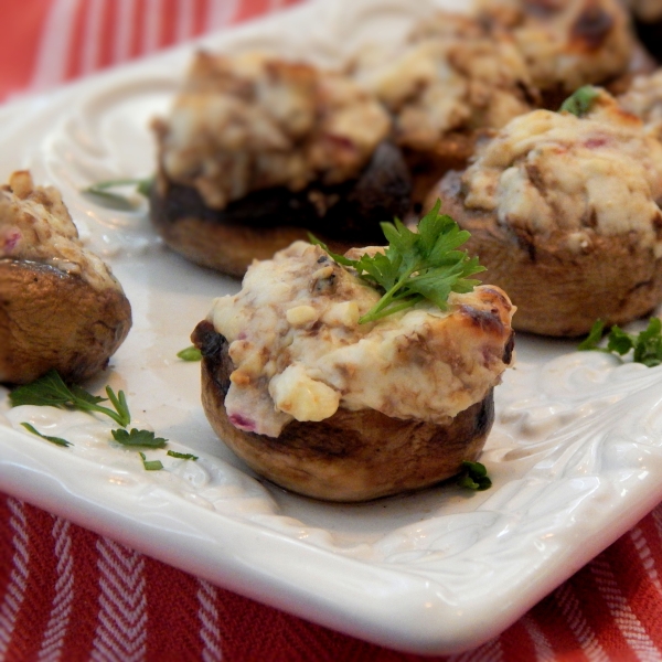 Cheese Stuffed Mushroom Appetizer