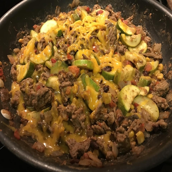 Mexican Zucchini Skillet Casserole