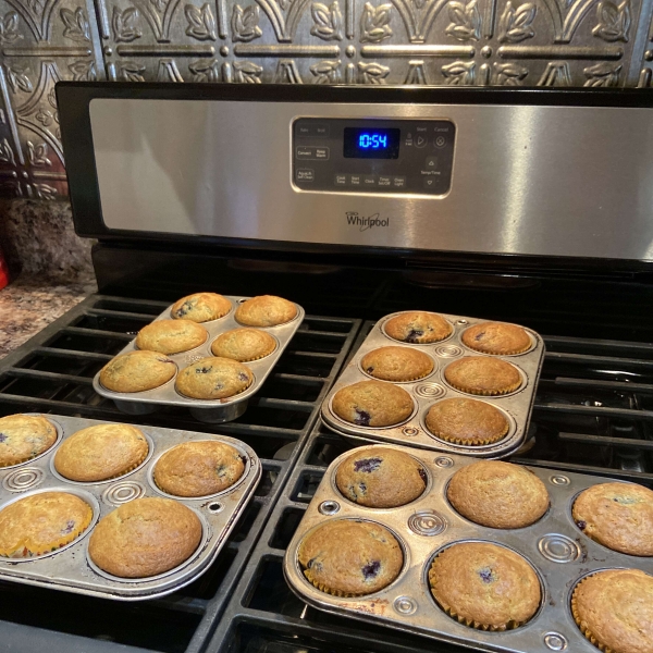 World's Best Lemon Blueberry Muffins