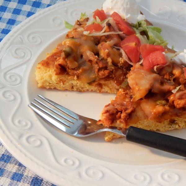 Barbecue Cornbread Pizza