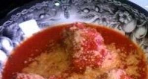 Spaghetti Sauce with Turkey Meatballs