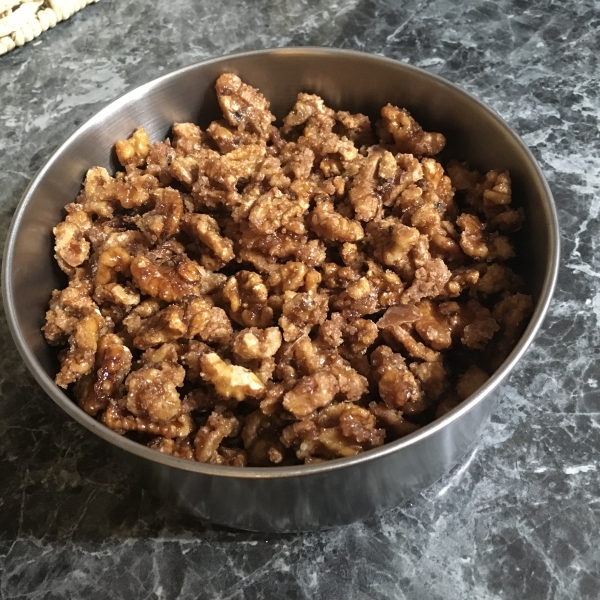 Brandied Candied Walnuts