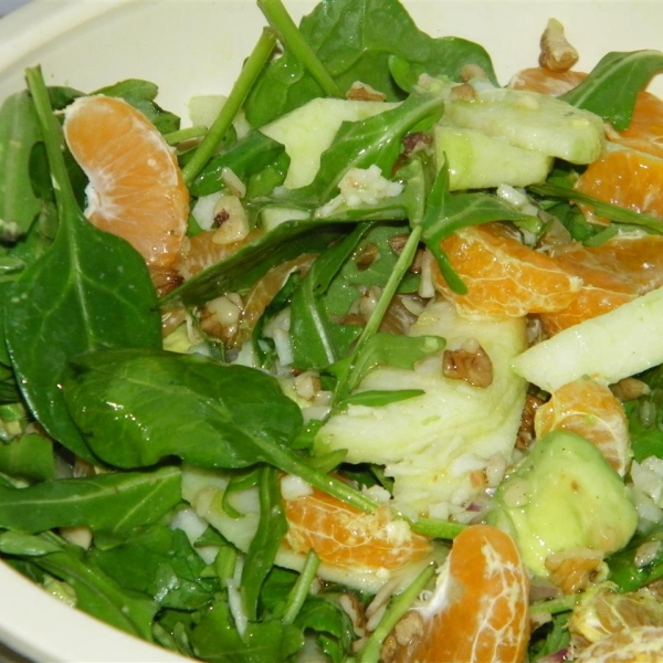 Apple Avocado Salad with Tangerine Dressing