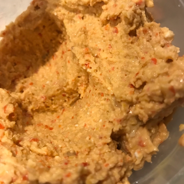 Easy Roasted Red Pepper Hummus