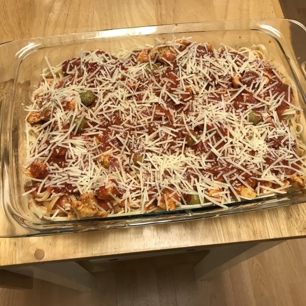 Oven-Baked Chicken Linguine