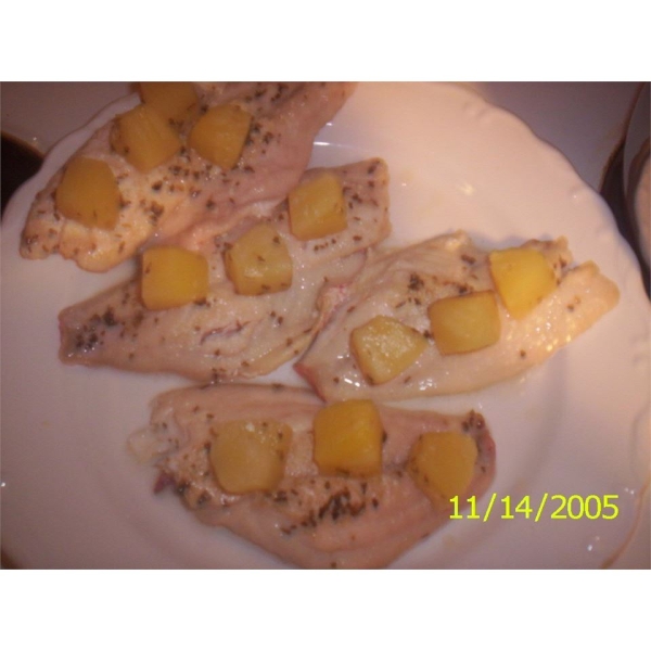 Hawaiian Fish with Pineapple