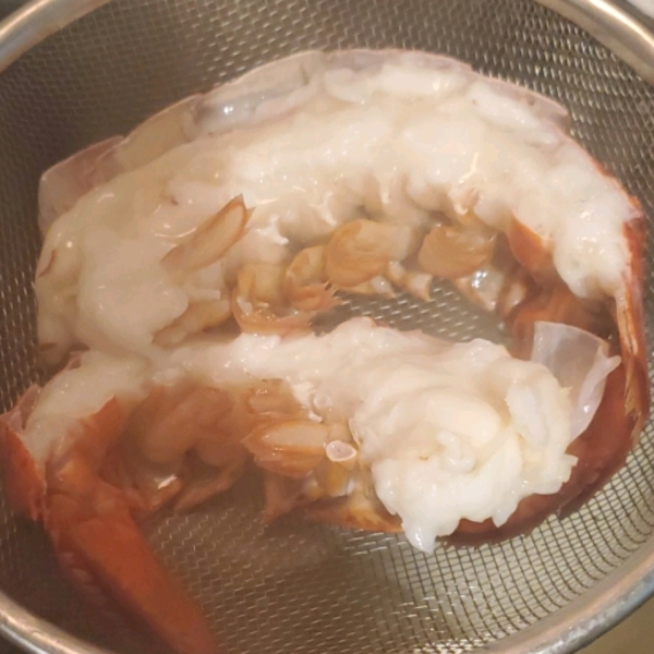 Lobster Tails Steamed in Beer