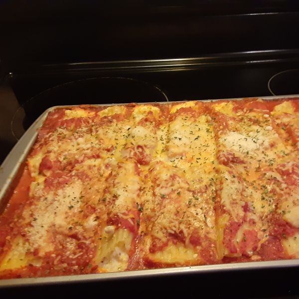 Three Cheese Manicotti II