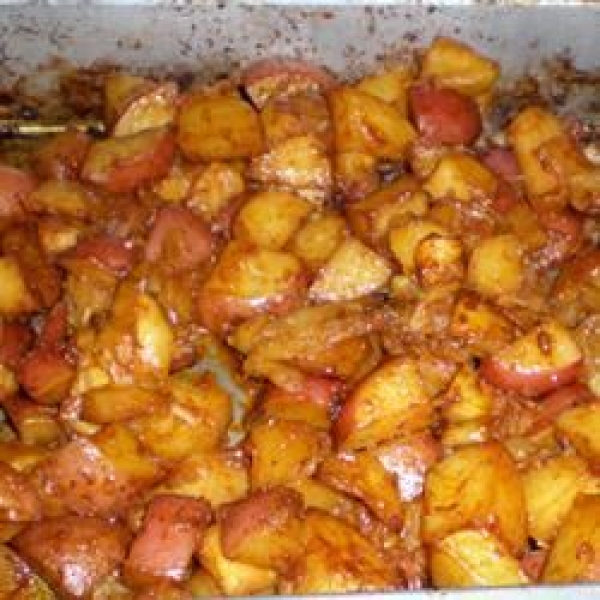 Roasted Potatoes and Apples