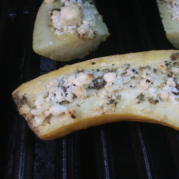 Grilled Zucchini with Feta