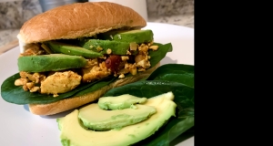 Vegan Tofu Scramble Breakfast Sandwiches