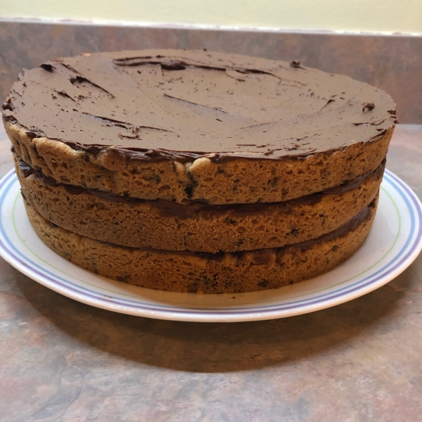 Chocolate Chip Cookie Layer Cake