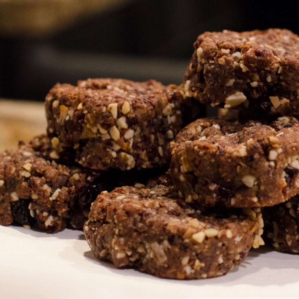 Chocolate-Cranberry Energy Bars