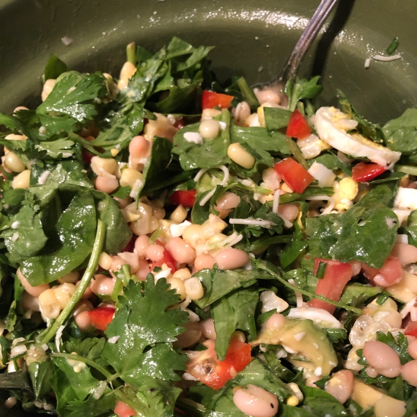 Summer Salad with Grilled Corn