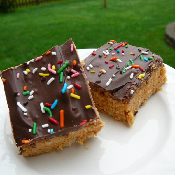 No Bake Peanut Butter Bars