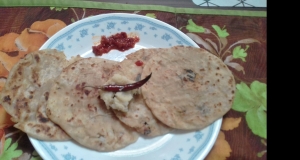 Indian Potato-Stuffed Paratha