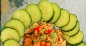 Low-Fat Tuna Salad with Edamame and Tomato