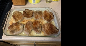 Pork Chops and Scalloped Potatoes