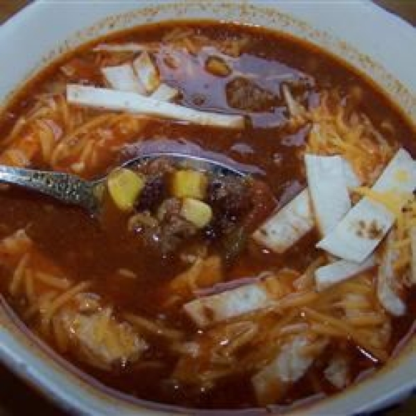 Beef Enchilada Soup