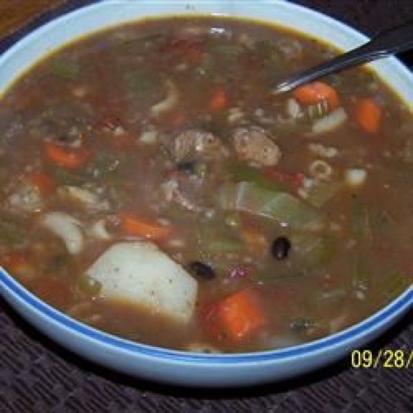 Jack's Old-Fashioned Beef and Vegetable Soup