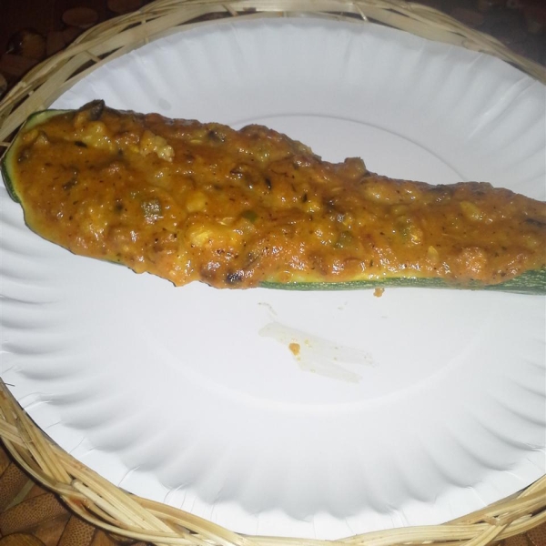 Savory Stuffed Zucchini