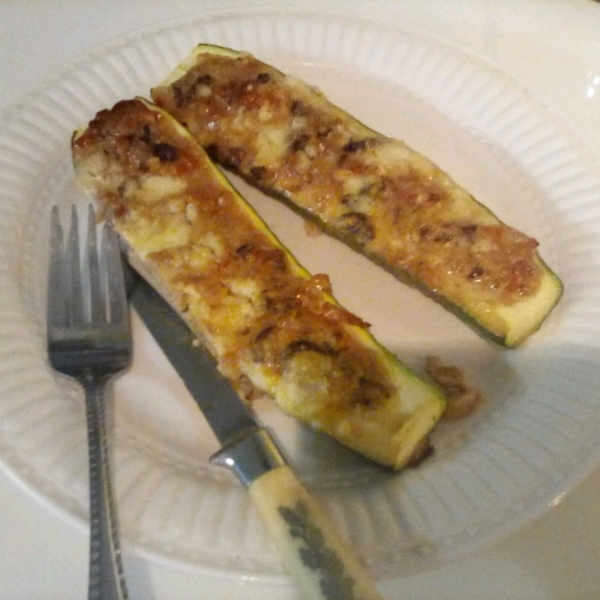 Savory Stuffed Zucchini