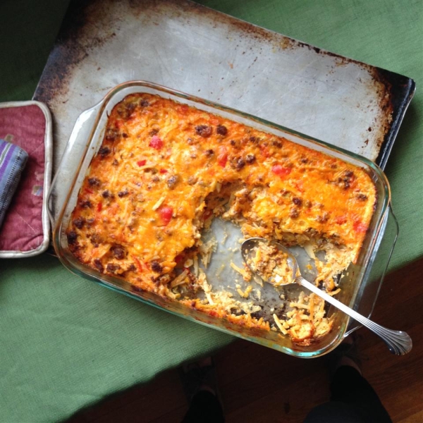 Gluten-Free Spicy Breakfast Casserole