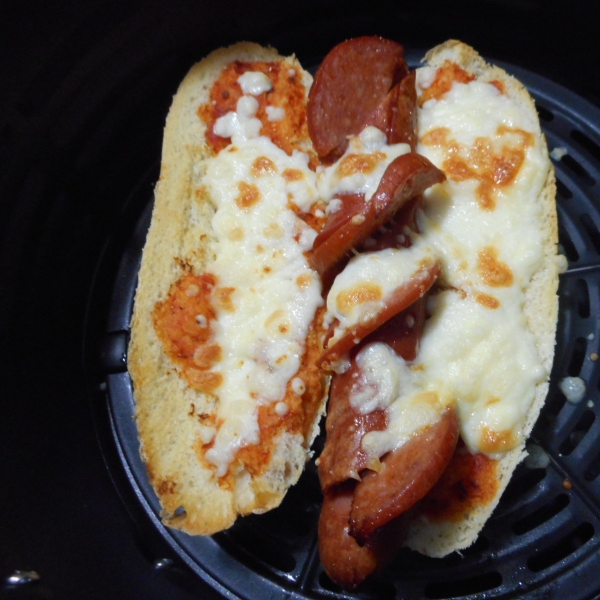 Air Fryer Pizza Dogs