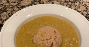 Cream of Broccoli Soup with Quinoa