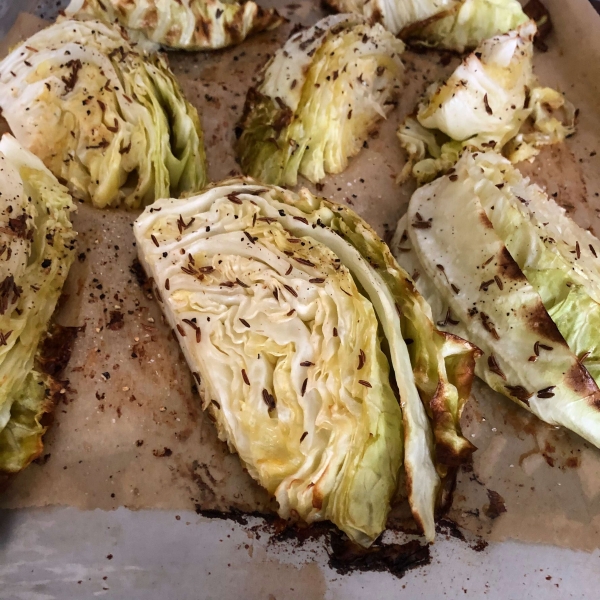 Roasted Cabbage Wedges