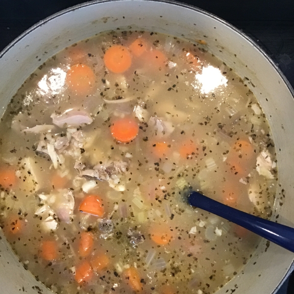 Hearty Barley Turkey Soup