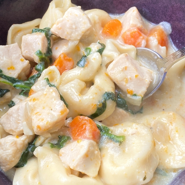 Instant Pot® Chicken Tortellini Soup