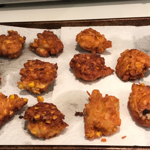 Fresh Sweet Corn Fritters